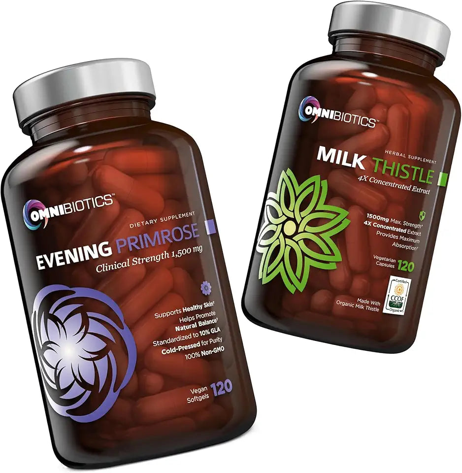 Evening Primrose Oil Milk Thistle Capsules Y98507