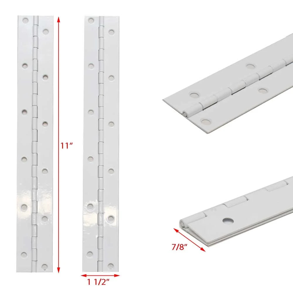 White Stainless Steel Piano Hinges G508575