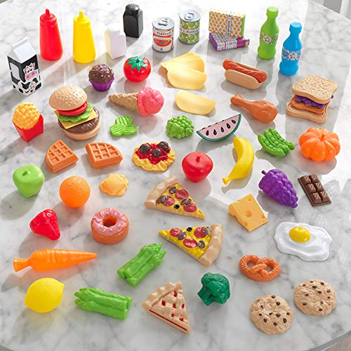 65-Piece Plastic Play Food Set M29199