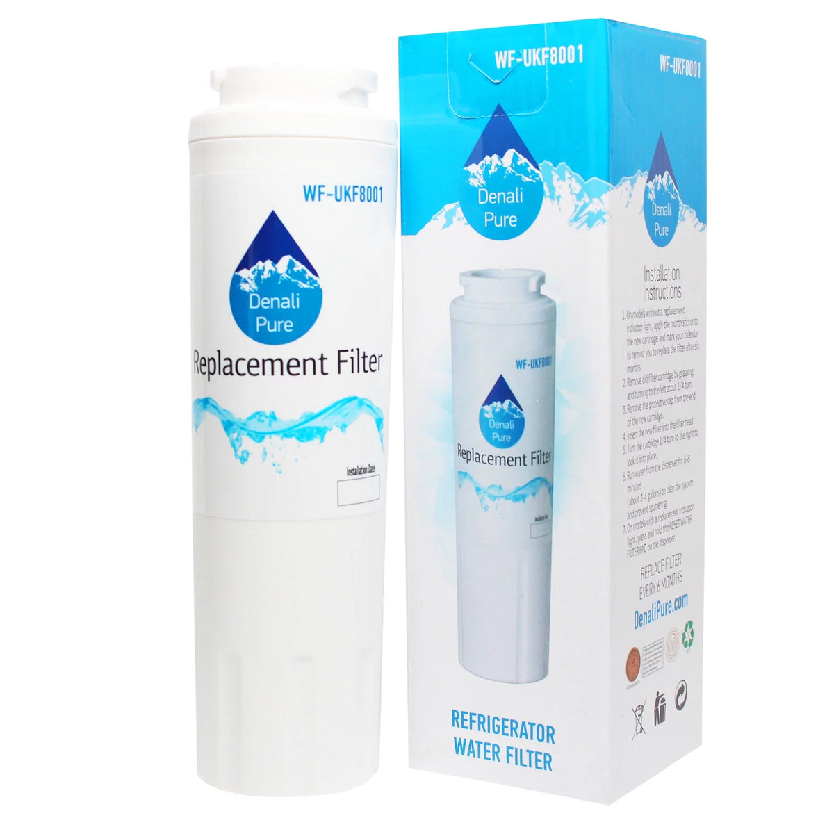 3-Pack Refrigerator Water Filter Cartridge R12134