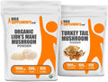 Organic Lion's Mane Mushroom Extract + Turkey Tail Mushroom Extract P7256