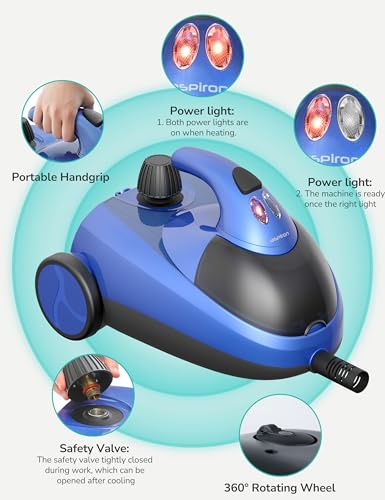 80PSI Heavy Duty Canister Steam Cleaner J592844