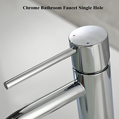 Brushed Gold Single Handle Vessel Sink Faucet U5246
