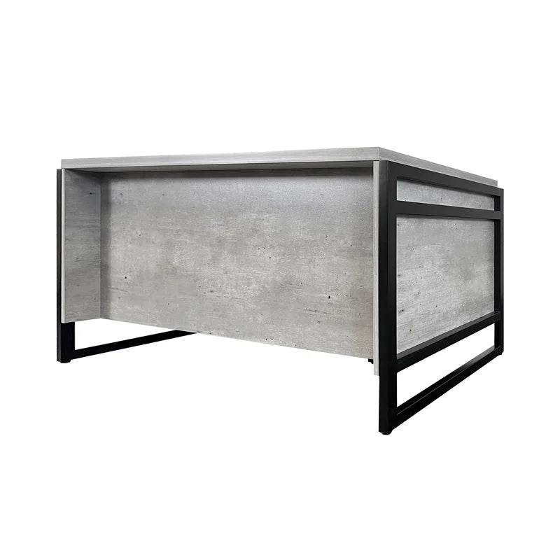 Modern Wood Laminate Double Pedestal Executive Desk I9678