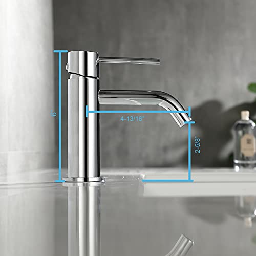 Brushed Gold Single Handle Vessel Sink Faucet U5246