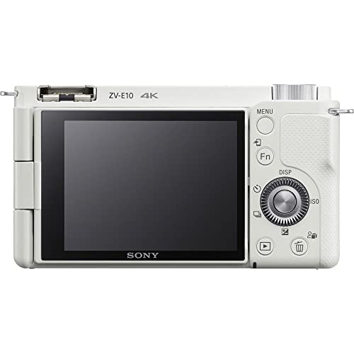 White Mirrorless Camera with 16-50mm Lens Z790265