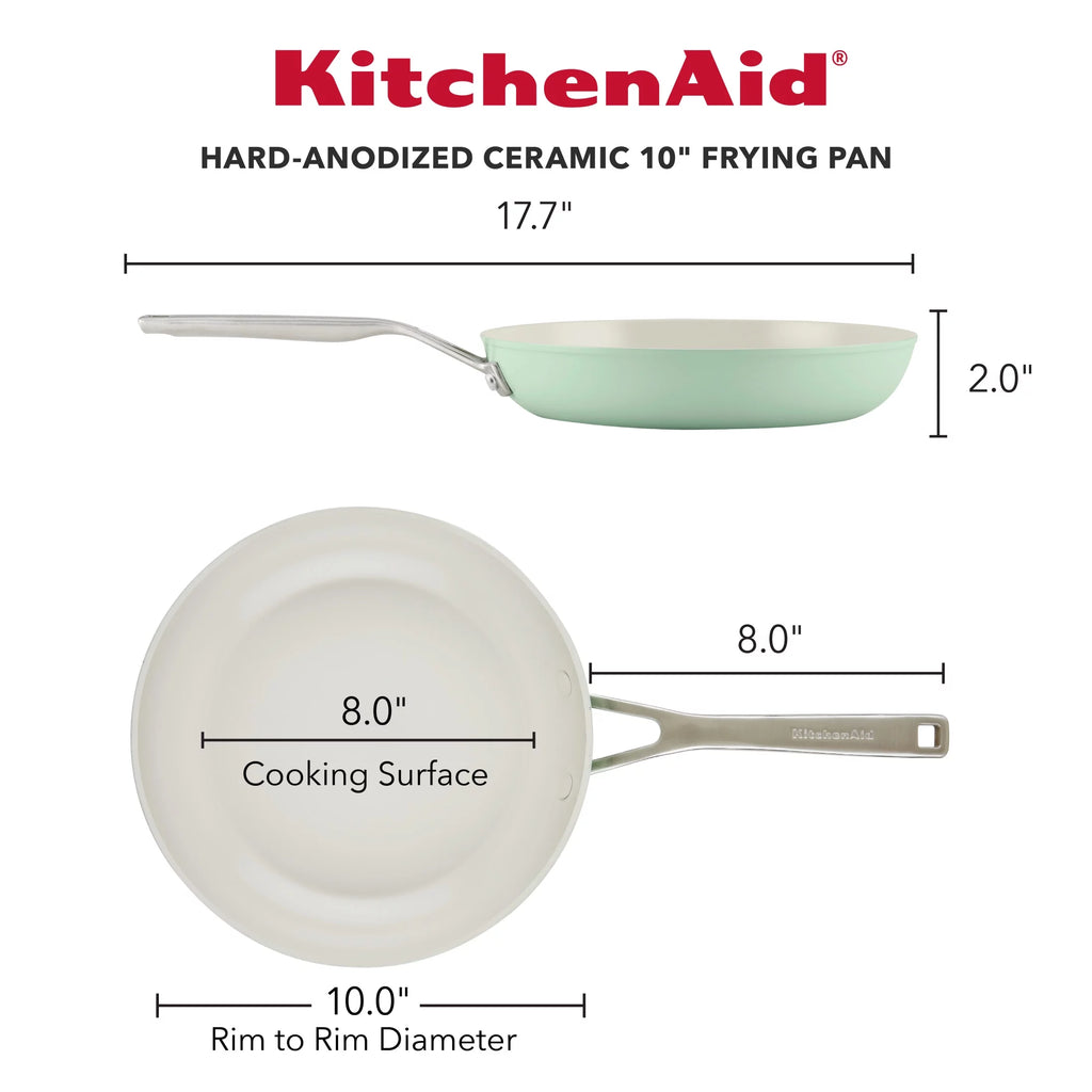 Hard Anodized Ceramic Nonstick Frying Pan, 10-Inch R421