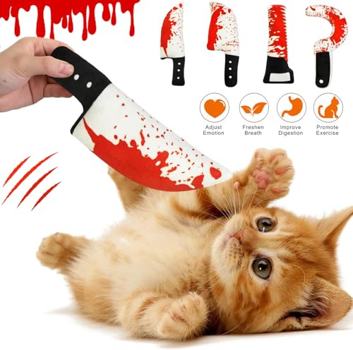 6 Pcs Christmas Catnip Plush Cat Toys P504091