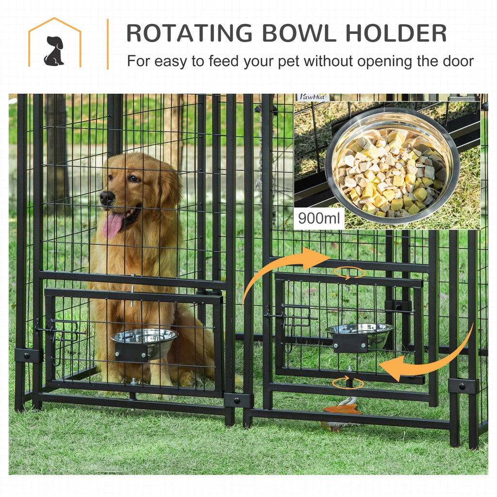 5' x 5' x 5' Outdoor Dog Kennel with Canopy S3755
