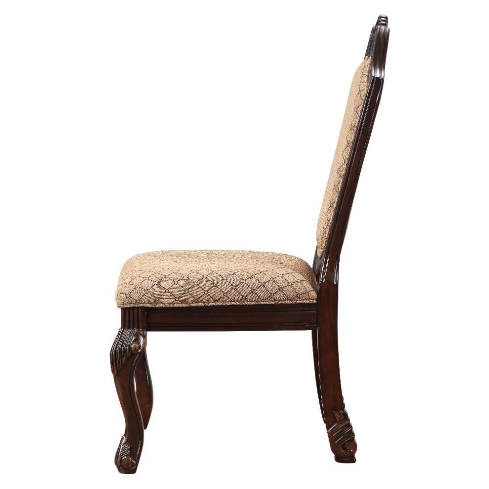 Espresso Finish Wooden Dining Side Chairs 6pc Set C737