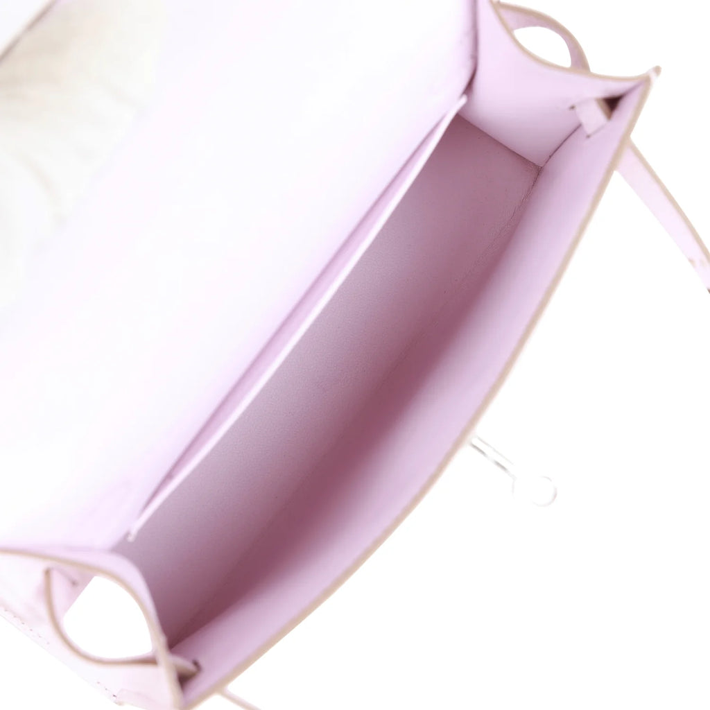 Mauve Pale Epsom Leather Handbag U700