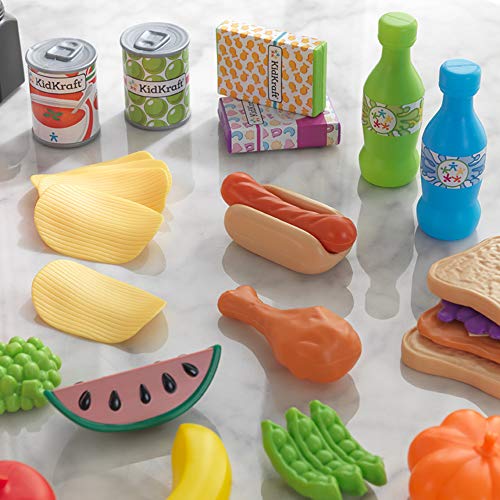 65-Piece Plastic Play Food Set M29199