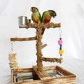 Wood Bird Perch Platform Stand T87852