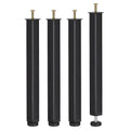Adjustable Height Bed Frame Support Legs 4 Pack Black H52302