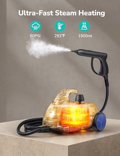 80PSI Heavy Duty Canister Steam Cleaner J592844