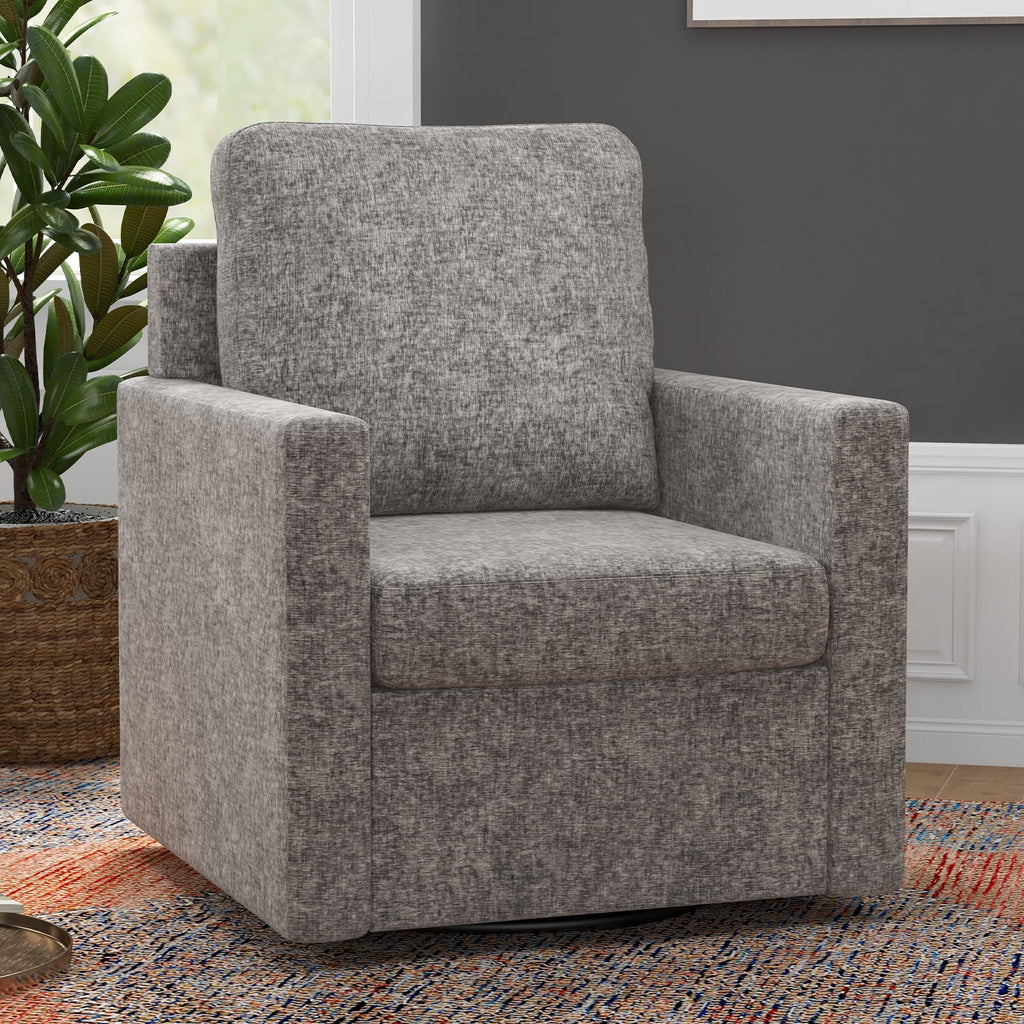 Light Gray Sherpa Accent Chair Y100480