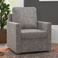 Light Gray Sherpa Accent Chair Y100480