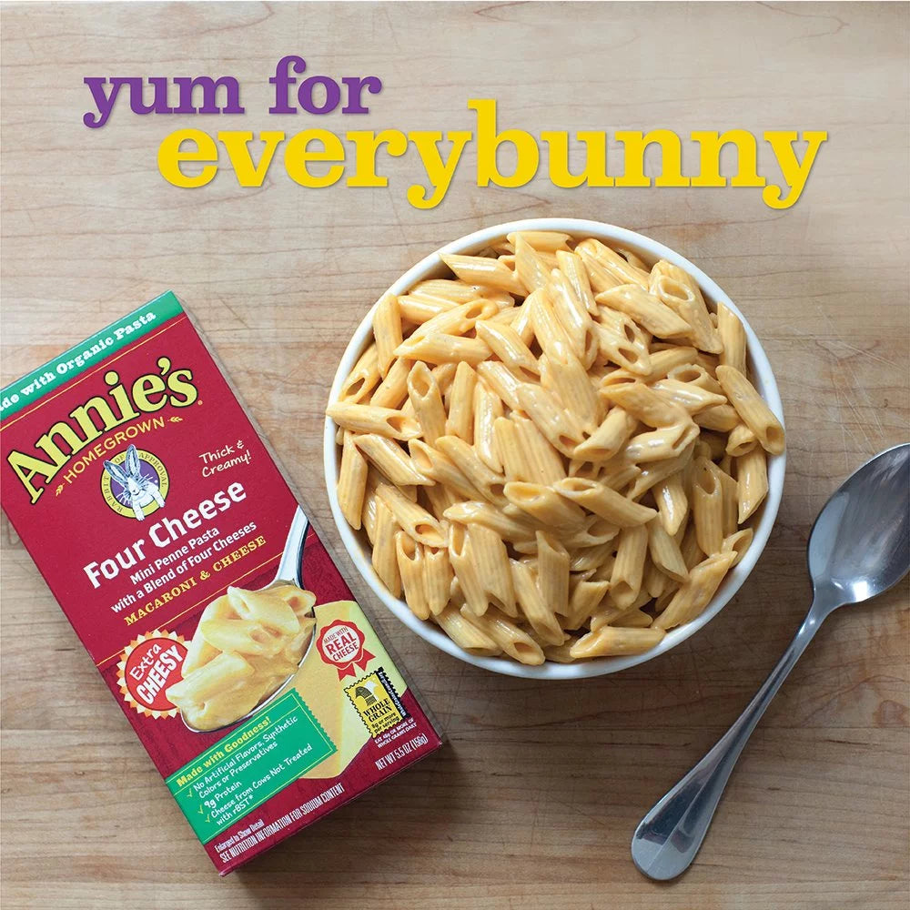 Four Cheese Penne Macaroni and Cheese Dinner with Organic Pasta, 5.5 OZ D10659