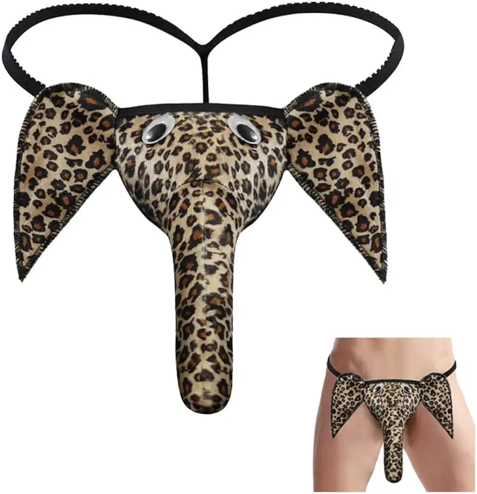 Men's Yellow Thong G-String Briefs J105