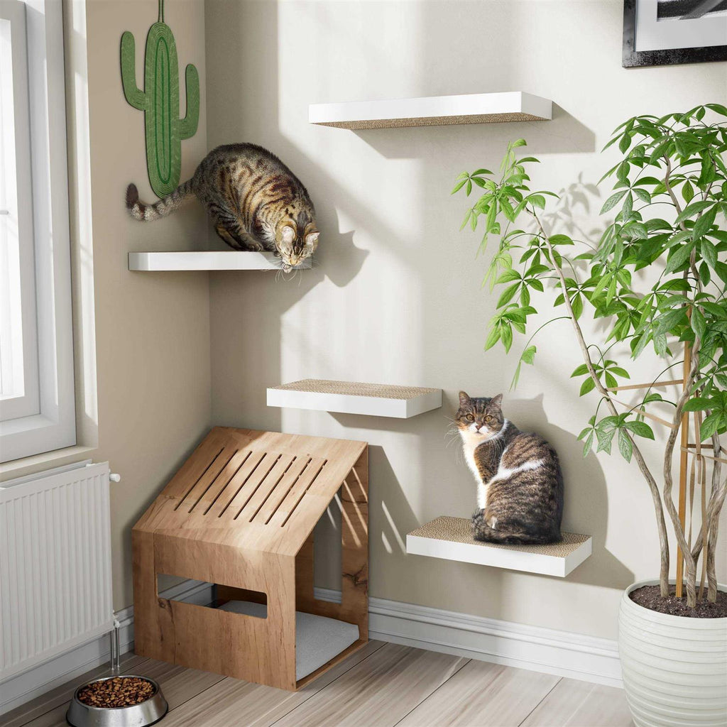 Cat Scratcher Floating Shelf Combo L54108
