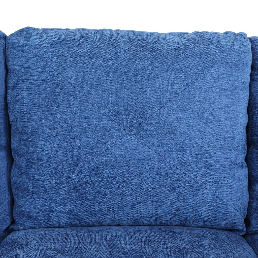 Blue Linen 2-Piece Sofa Set N1775
